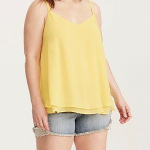 Double Layered Chiffon Cami Plus Size 5